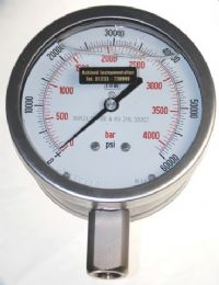 (019) 100mm or 160mm High Pressure Gauge